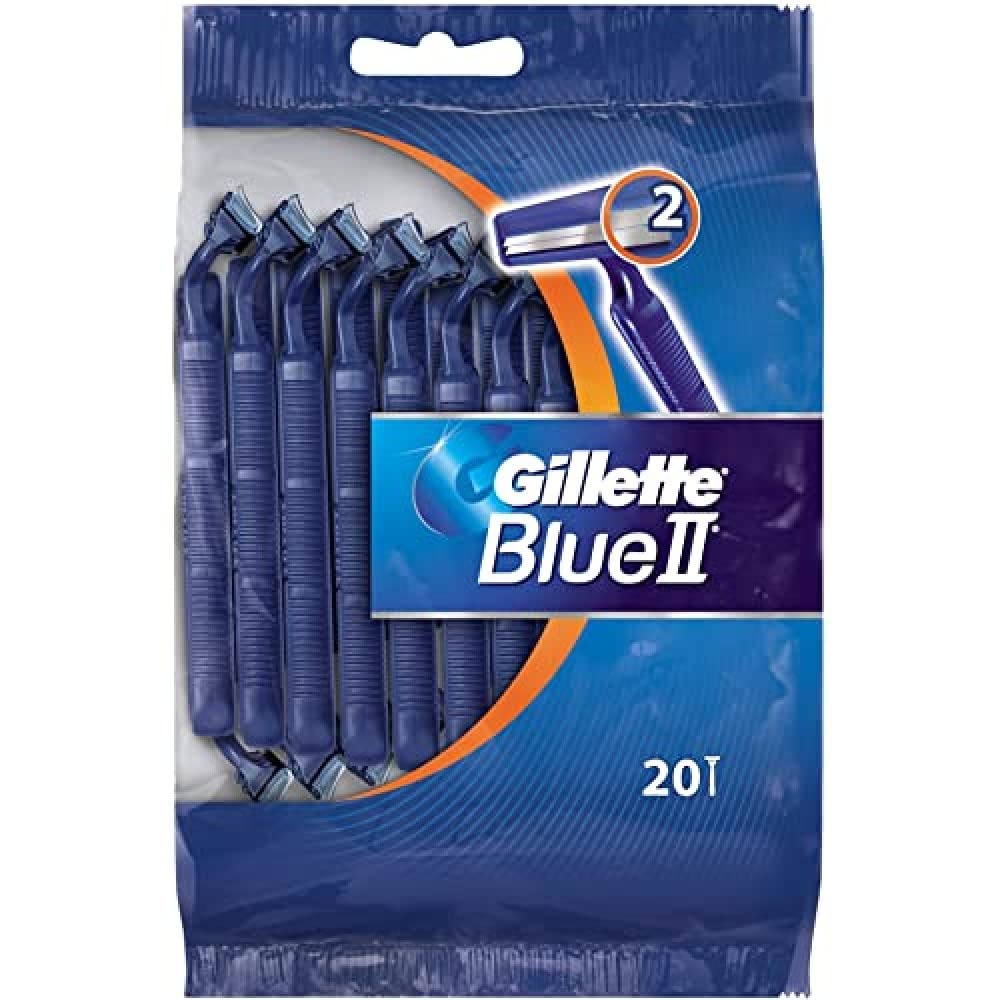 BLUE II DISPOSABLE RAZORS 20