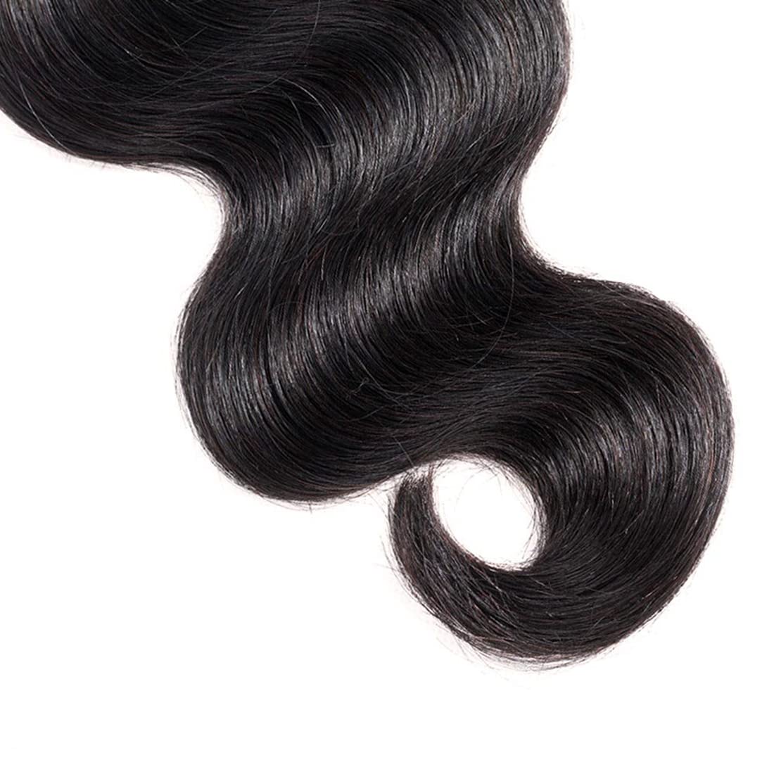 HeioWuio Body Wave Brazilian Remy 1 Bundles Hair Extensions For Women Weaves Double Weft Human Bundles 16 Inch