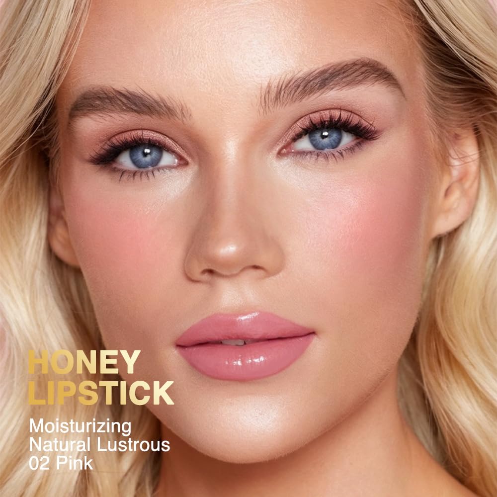 IATMOMOD Honey Hydrating Tinted Lip Balm 02 Pink