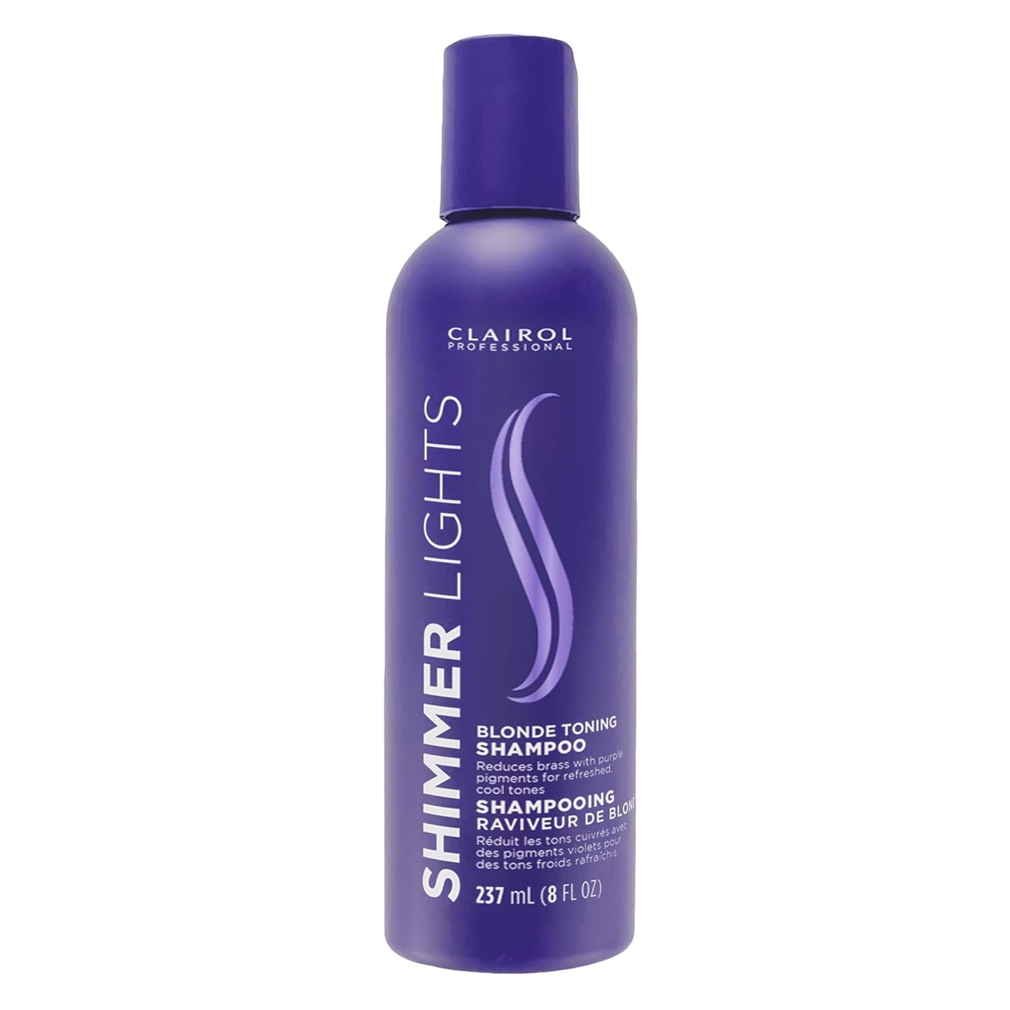 Clairol Professional Shimmer Lights Purple Shampoo - Neutralizes Brass & Yellow Tones | For Blonde, Silver & Gray Hair