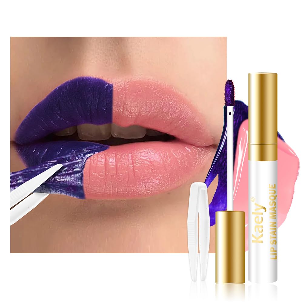 Toffee Rose Lip Stain Peel Off Masque - Long Lasting Waterproof Lip Tint | Matte Finish, Vegan, 02
