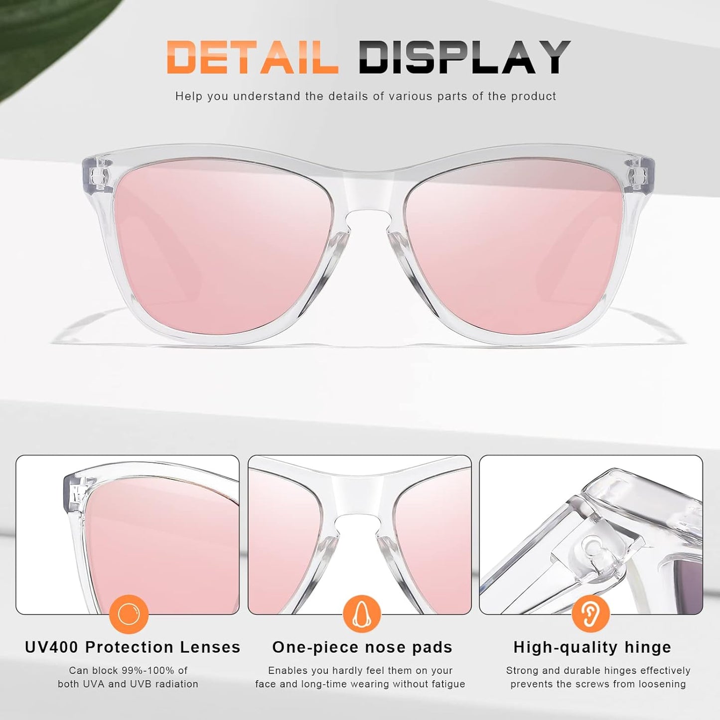 Polarized Women's Sunglasses - Trendy Mirrored UV Protection | Stylish Designer Shades