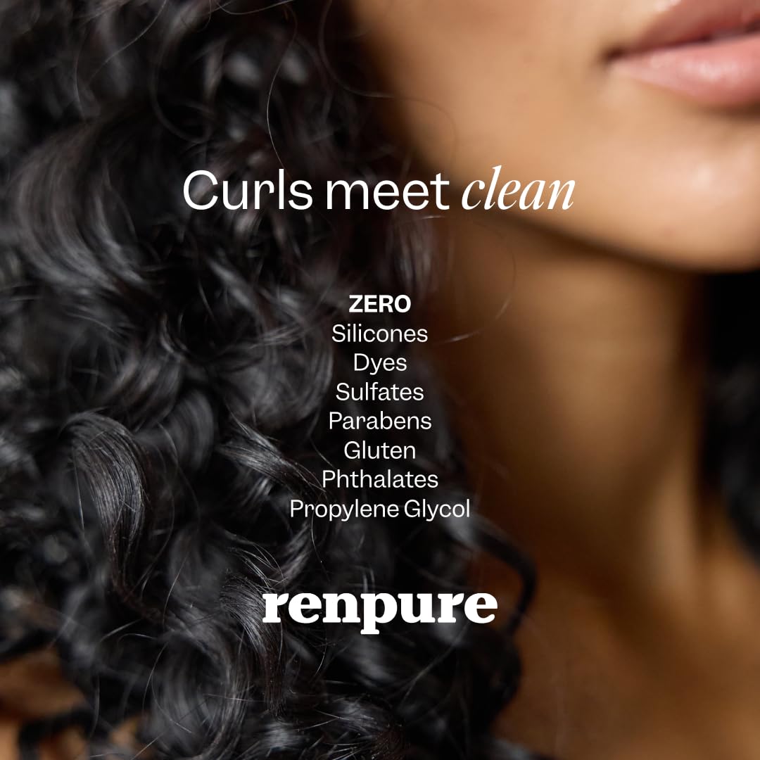 Renpure Castor Oil & Moringa Curl Enhancing Shampoo & Conditioner 2x24oz