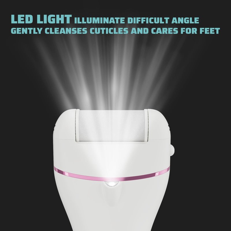 Electric Feet Callus Remover Foot File Electric Callus Remover Feet Portable Professional Pedi Feet Care for Dead Skin Callous Remover Tool 2 Speed Waterproof Pedicure Foot File Kit 5688Blue