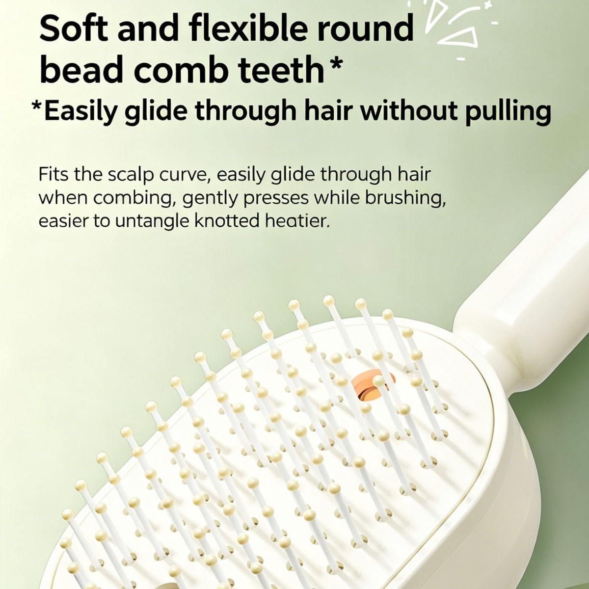 Electric Spray Air Cushion Comb, Electric Spray Air Cushion Massage Comb, Steam Brush For Hair, Reduce Frizz, Nourishes Hairs, Anti-Static (Pink)