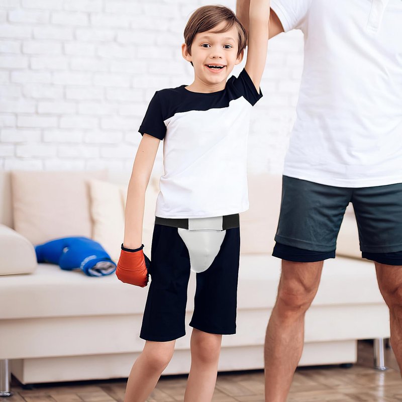 POPETPOP Boxing Groin Protector for Kids: Absorbing Taekwondo Groin Protector Cup - Boxing Cup for Kickboxing, Karate Fighting Training - Taekwondo Sparring Gear for Boy&Girl