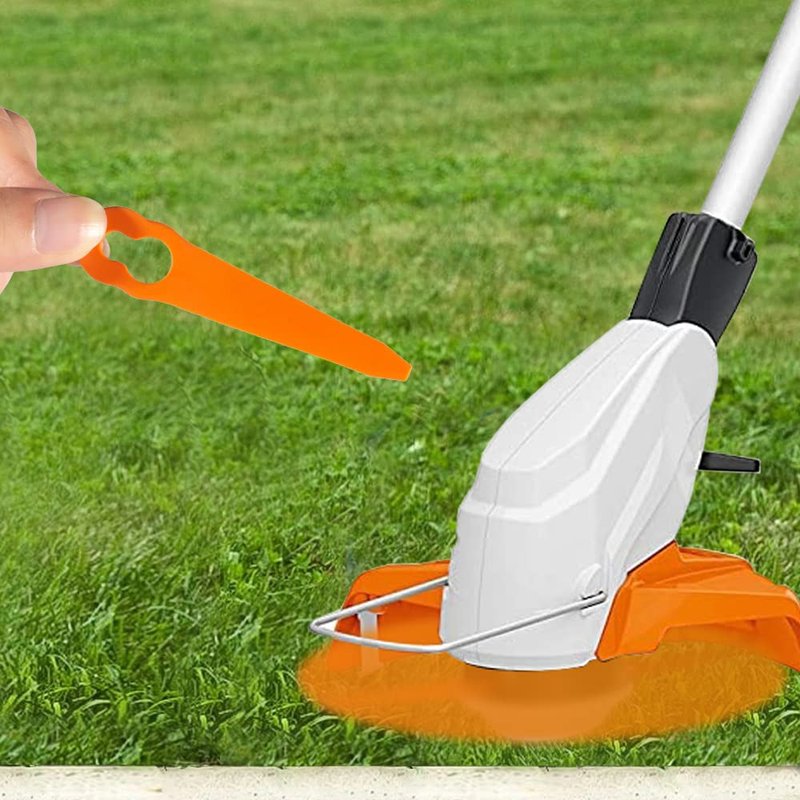 FourShow 100Pcs Replacement Plastic Blades Compatible with STIHL Polycut 2-2 Polycut 3-2 FSA 45 FSA 57 FSE 52 strimmer