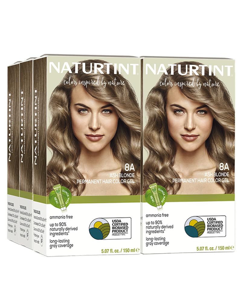 Naturtint 7N Hazelnut Blonde Permanent Hair Color | Ammonia-Free, Vegan, 100% Gray Coverage, Long-Lasting Results