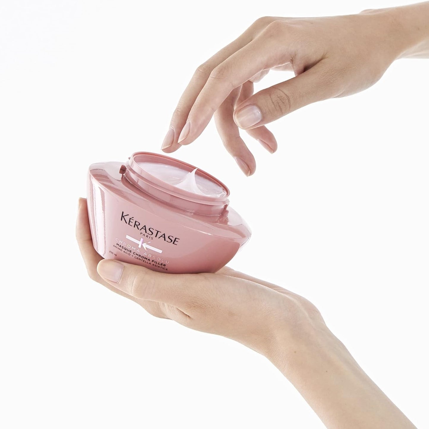 Kerastase Chroma Absolu Hair Mask - Anti-Porosity Treatment for Damaged, Color-Treated Hair | Strengthens & Hydrates with Amino & Lactic Acid