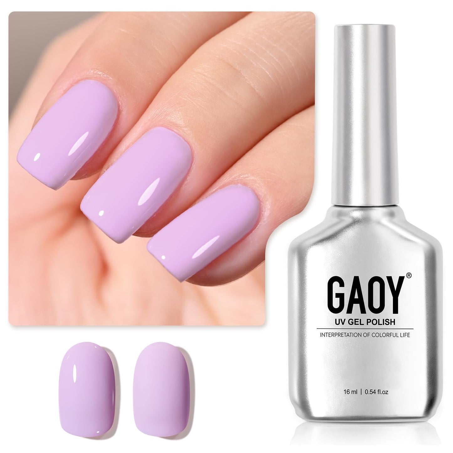 Pastel Gel Nail Polish - 16ml Pink Soak Off UV Light Cure Gel for Spring Summer | Macaron Baby Pink