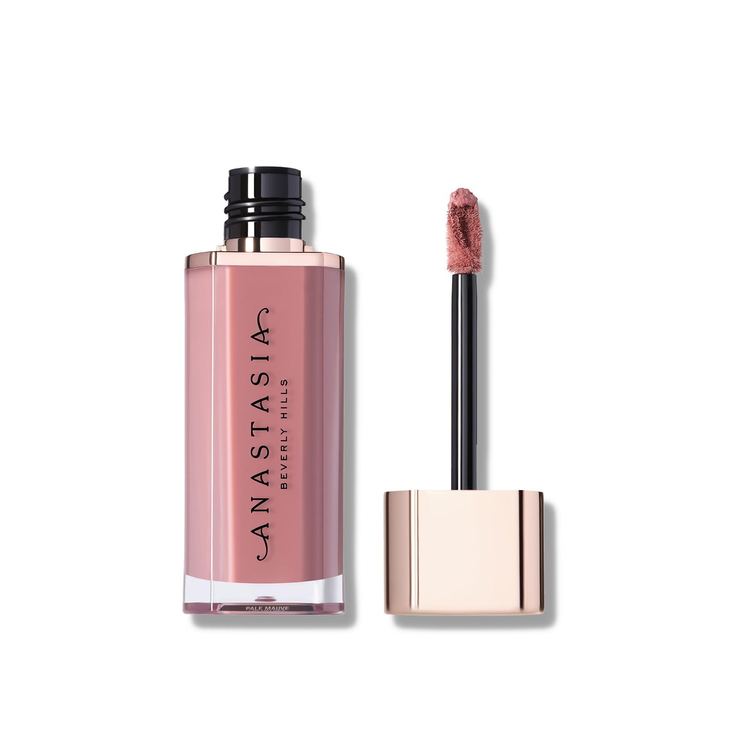 Anastasia Beverly Hills Lip Velvet - Soft Matte Velvet Lip Mousse with Full-Pigment Color for Smooth Blurred Lips and Lightweight Comfortable Wear - Pale Mauve