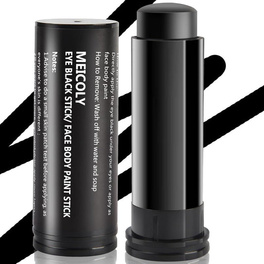 Black Face Paint Stick for Sports | Easy Application Eye Black for Baseball, Softball, Football, Lacrosse - 0.5 Oz