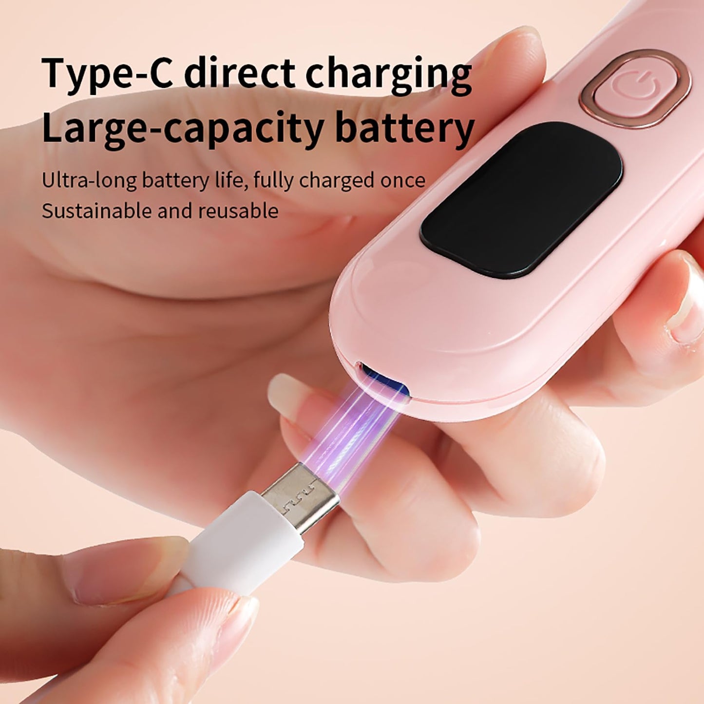 Heated Eyelash Curlers, Rechargeable Electric Eyelash Curler with Dual-Arc Design & 3 Adjustable Temperature - Safe Gentle Heated Lash Curler for Natural Curl Perfect Fit for Women(Pink B)