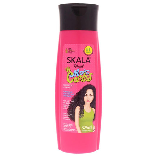 SKALA Expert Shampoo #MaisCachos 10.99 fl oz – Sulfate-Free Cleanser for Curly, Coily & Transitioning Hair – Hydrating & Strengthening with Shea Butter, Castor Oil