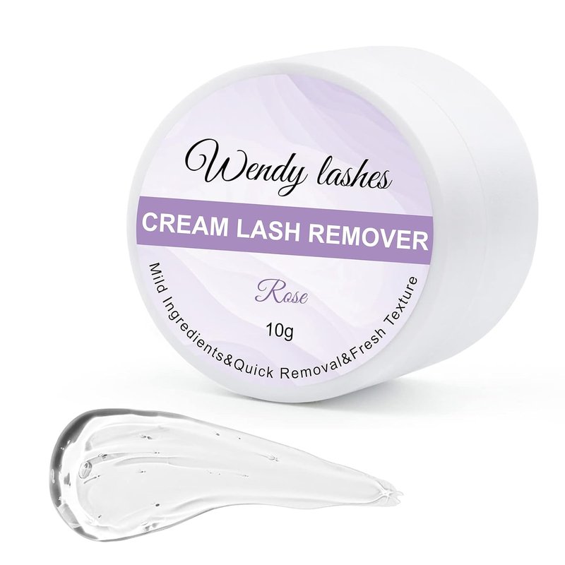 Lash Remover for Extensions & Clusters - Low Irritation Cream 10g | Gentle Formula for Sensitive Skin
