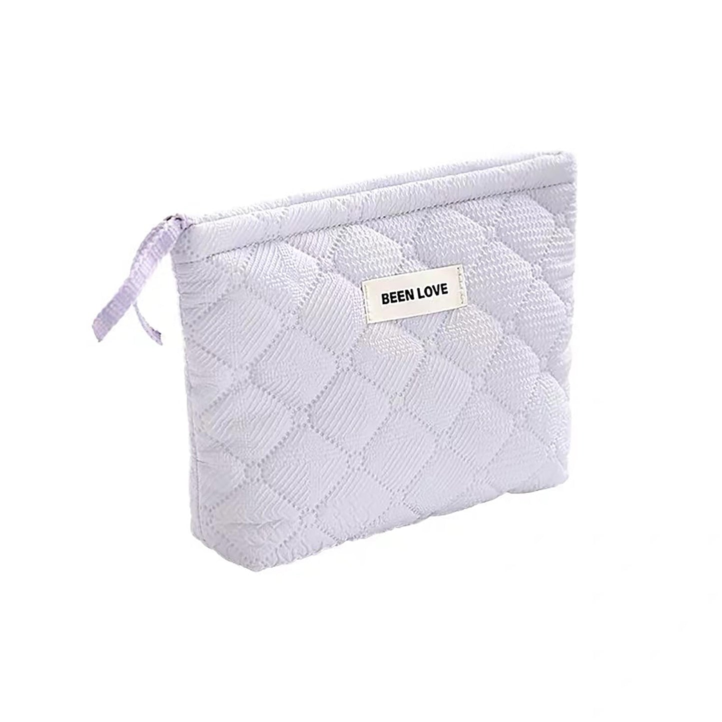 Duleylv Small Makeup Bag for Purse Portable Cosmetic Pouch Makeup Organizer Bag Small Makeup Pouch with Zipper for Women Purple