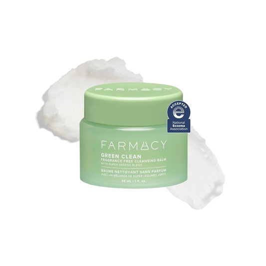 Farmacy Sensitive Skin Makeup Remover Balm - Green Clean Waterproof Oil Cleanser | Hydrating & Fragrance-Free (30ml)