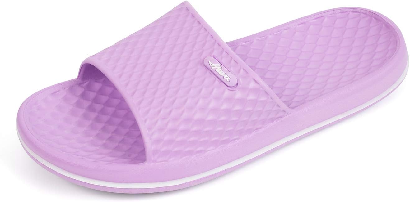 FunkyMonkey Women's Non-Slip Shower Slippers - Indoor & Beach Sandals | Comfortable & Stylish