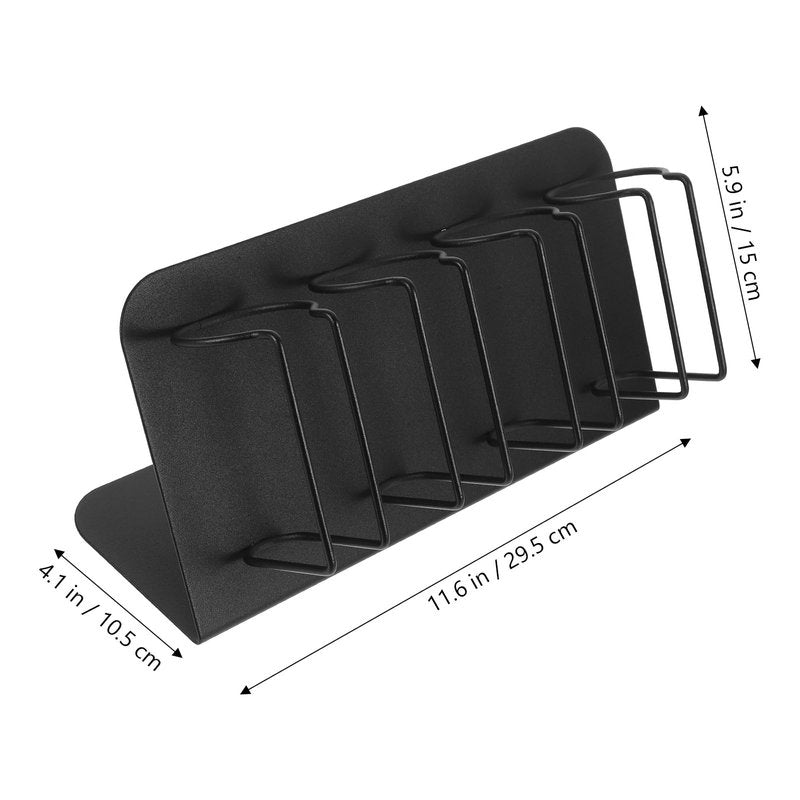 Alipis Wall Mounted Hair Dryer Holder and Electric Clippers Rack Hairdressing Tool Organizer for Salon and Bathroom 11.61X5.90X4.13In Space Saving Hair Trimmer Stand
