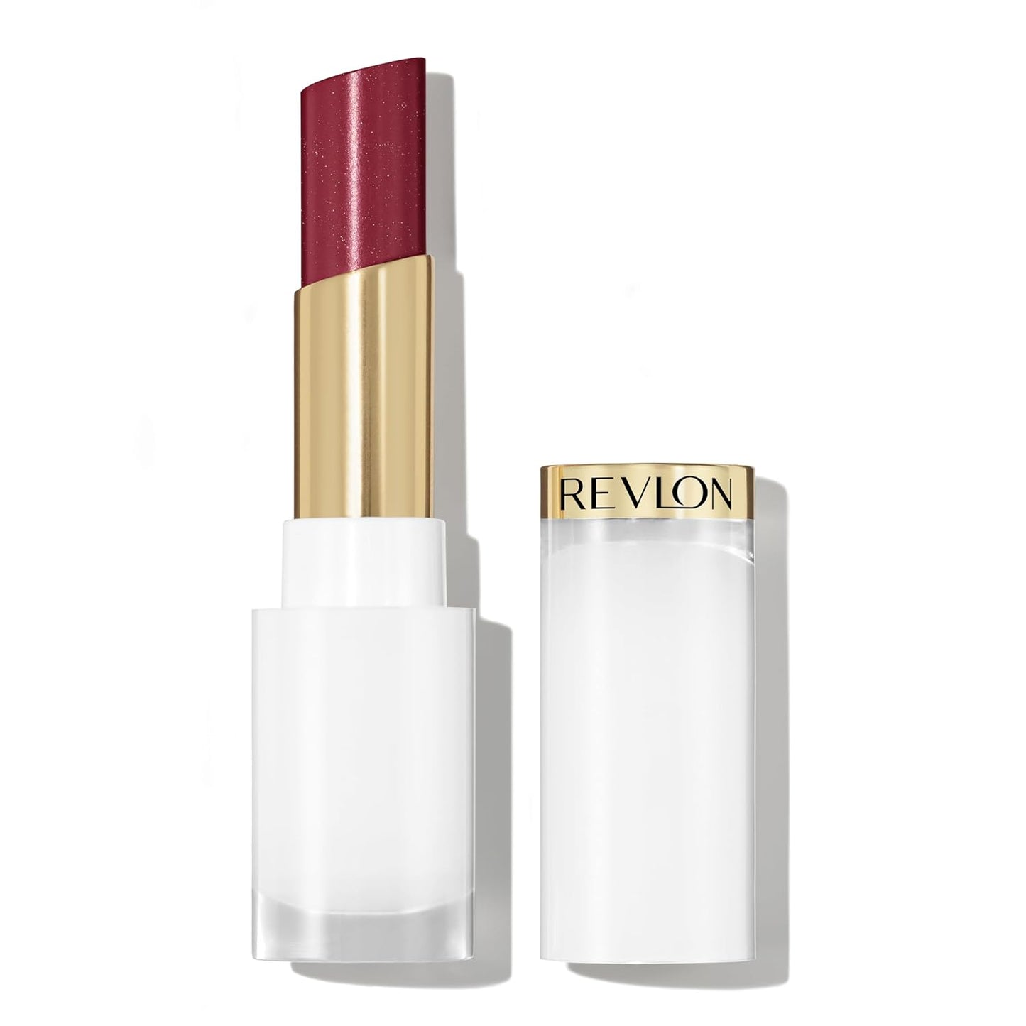 Revlon Super Lustrous Glass Shine Balm - Hydrating Tinted Lip Balm with Hyaluronic Acid | 001 Sparkling Quartz, 0.11 oz