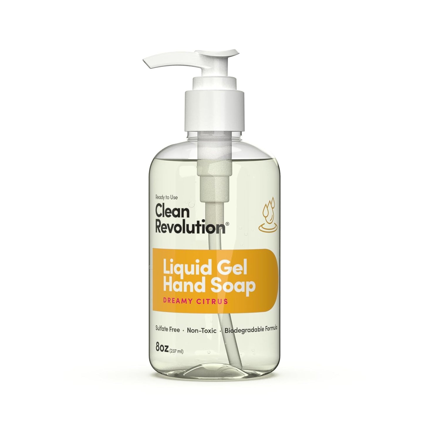Liquid Gel Hand Soap - Natural Lavender Essential Oils | Silky Rich, Quick Lather, 128 Fl Oz
