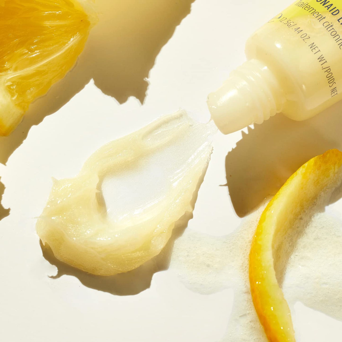 Lanolips Lemonaid Lip Treatment - Clear Exfoliating Lip Gloss with Lanolin & Lemon Oil | 12.5g for Dry, Cracked Lips