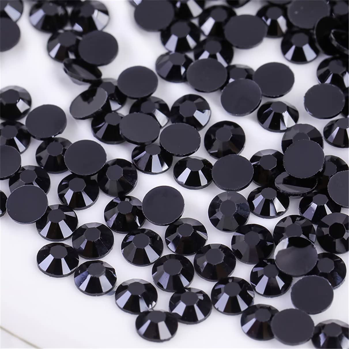 Flatback Rhinestones - 3000 Pieces SS6 2mm Clear Glass Gems for Nail Art | Aqua Blue