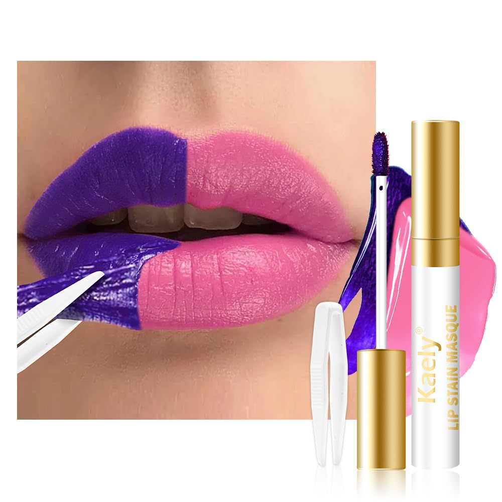 Toffee Rose Lip Stain Peel Off Masque - Long Lasting Waterproof Lip Tint | Matte Finish, Vegan, 02