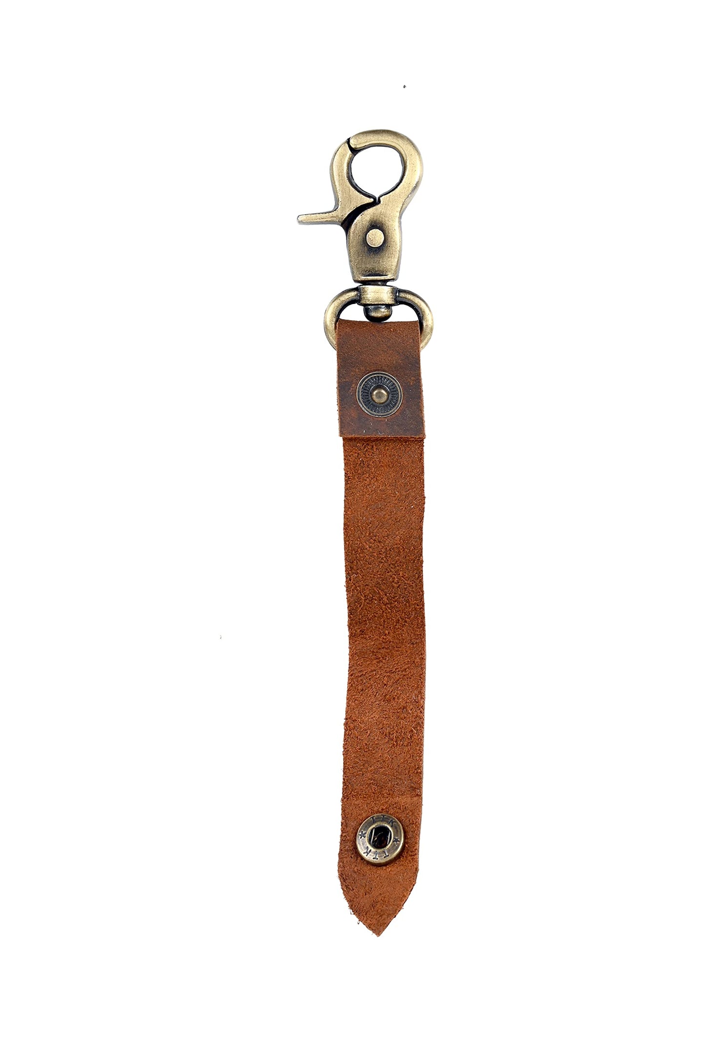 CestAntiQ, Leather Keychain Loop | Belt Key Holder | Everyday Carry | Backpack Organizer | Handmade Keychain | Brown Leather Keyholder | Key Clip Loop | Belt Key Holder :: Brown