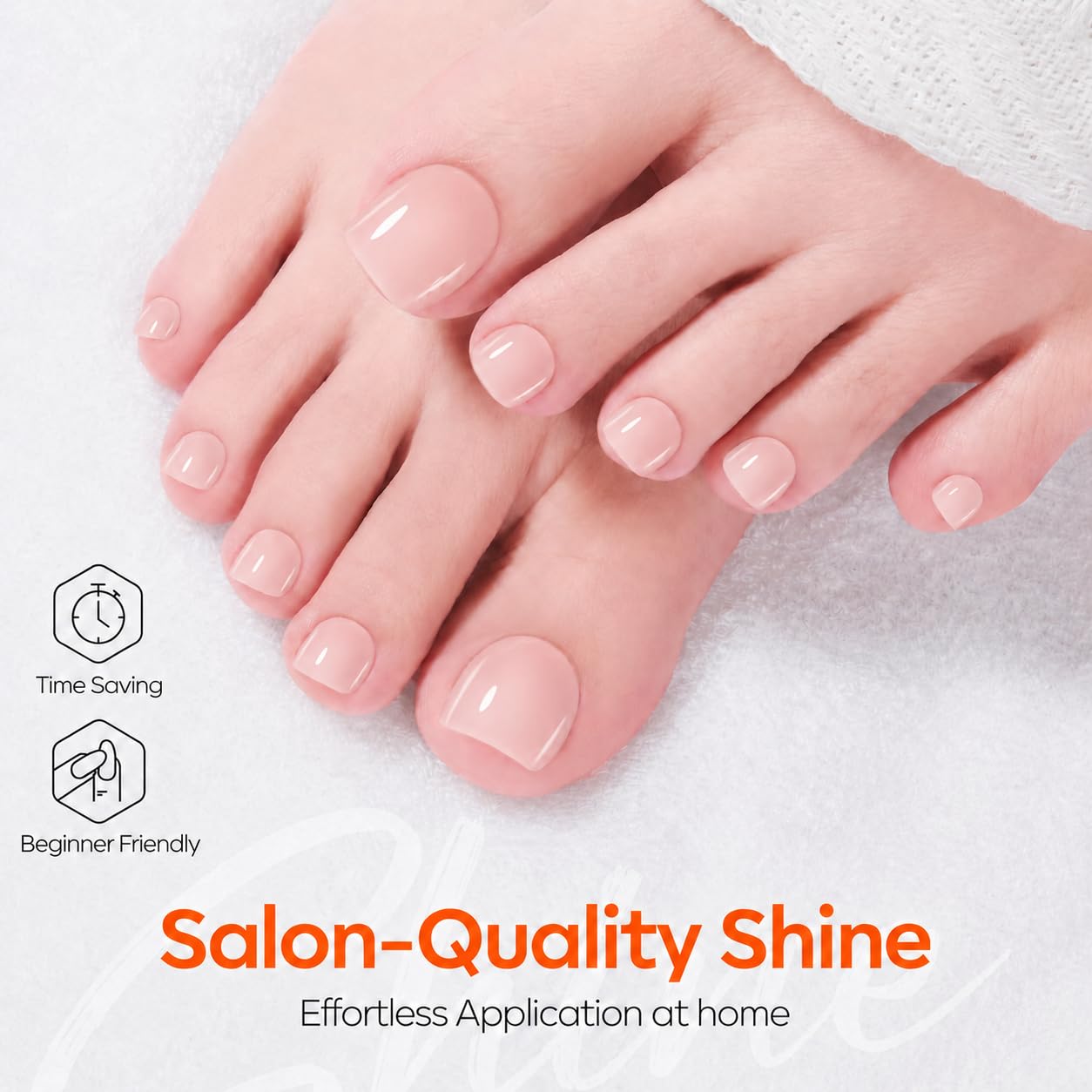 modelones Nail Strengthener and Growth Peachy Pink Nail Polish Nail Repair for Damaged Nails Hardener Strengthening Polish Natural Concealer Foundation Toenails & Nail Care Gifts for Women