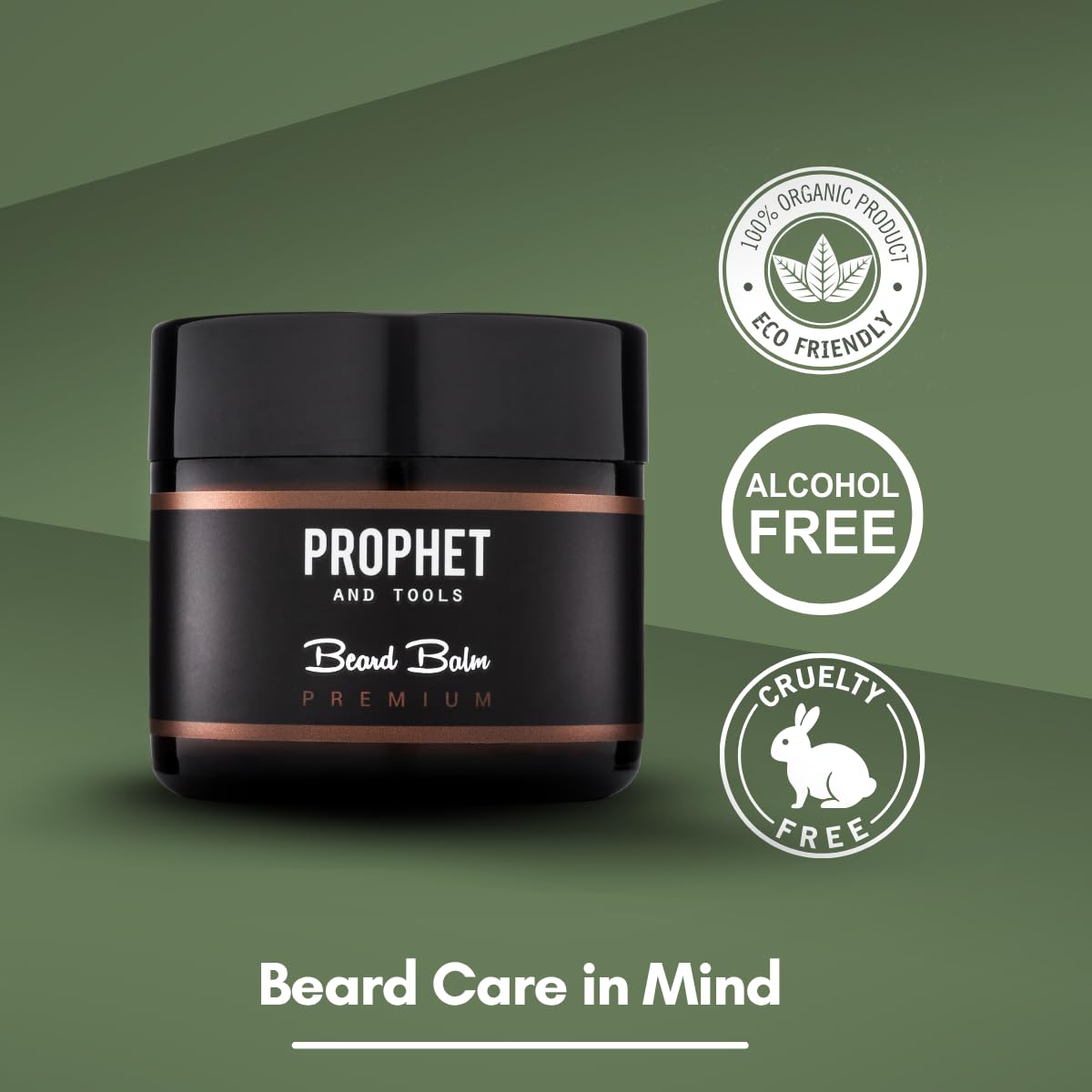 Styling Beard Balm - Organic and Moisturizing Beard Butter with 12 Hour Hold | Works with All Ethnicities & Hair Colors | Reduces Skin Irritation & Flaking - Invigorates Beard Growth