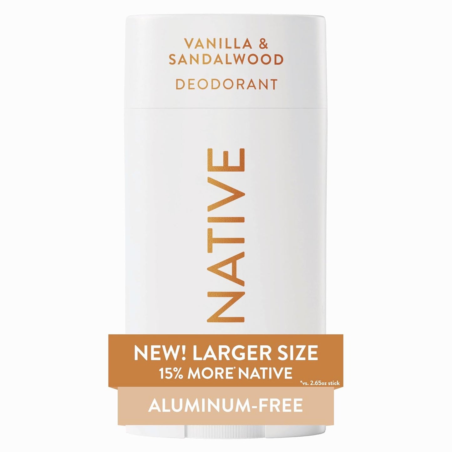 Aluminum-Free Deodorant Stick - Honey & White Oak | 72-Hour Odor Control, 3.1 oz for Men & Women