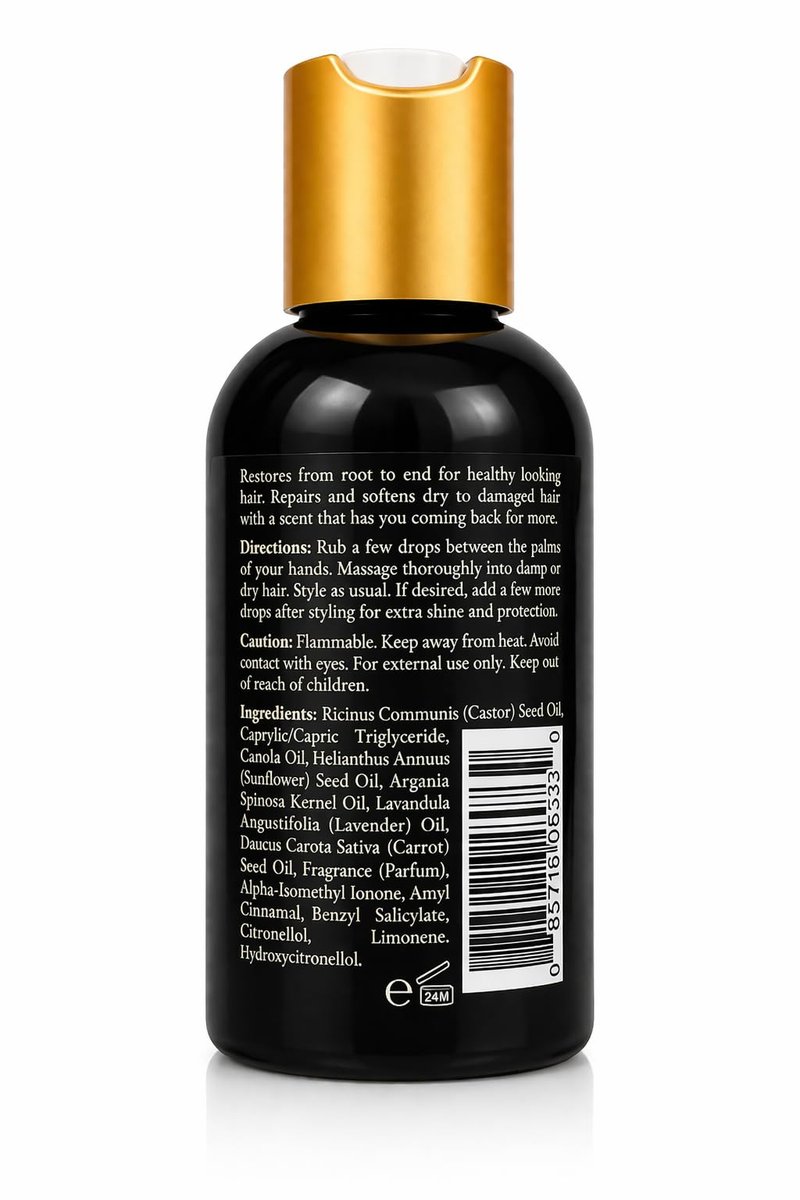 JS Sloane Lafayette Hair & Beard Elixir – Lightweight Grooming Oil for Shine, Texture & Beard Conditioning – Non-Greasy Hair Serum for Men – Softens, Hydrates & Controls Frizz – 2 Fl Oz