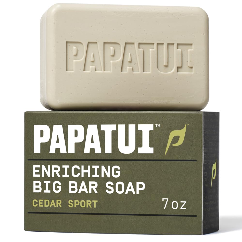 Enriching Bar Soap for Men - Hydrating Mango Butter & Avocado Oil | Lush Coconut | 7oz