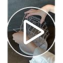 MIUOPUR 360° Rotating Makeup Organizer, 10-Compartment Clear Lazy Susan