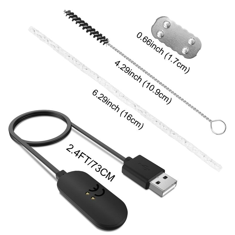 MP mypole Charger USB Cable Dock for Replacement Accessories (with Extra 3 Screens, 5+2 Cleaning Brushes)