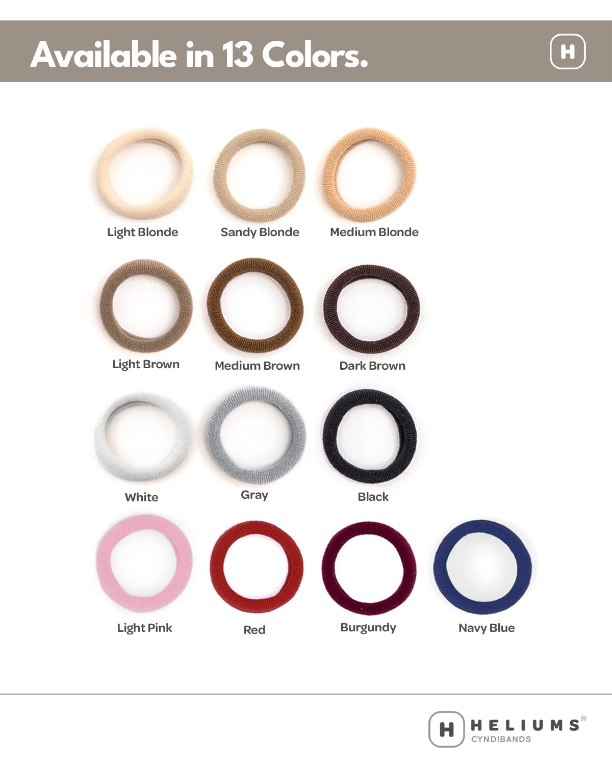 Soft Hair Ties for Kids & Pets - Sandy Blonde Mini Nylon - 1 Inch No-Damage Ponytail Holders | 30 Count