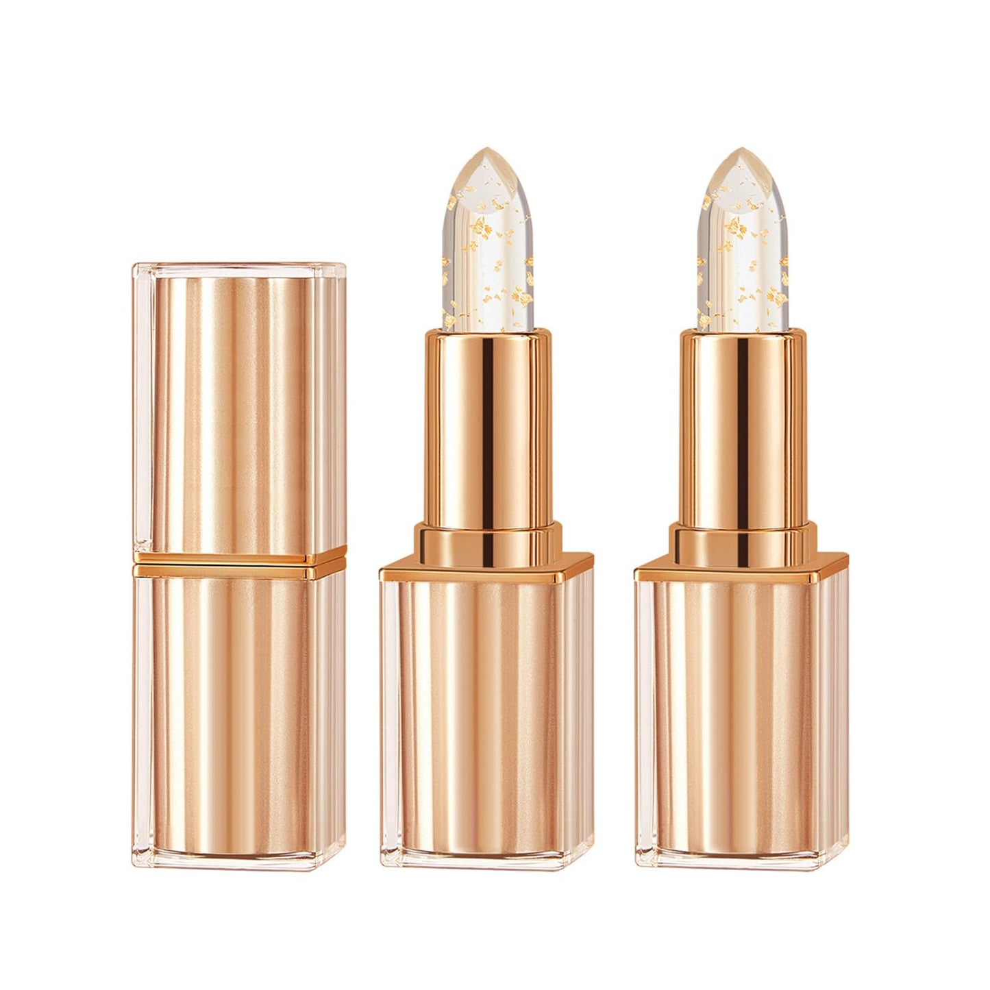 TAEERY Color-changing Lip Stain, Lip Tint, Tinted Lip Balm, Lipsticks for Women, Suitable for All Skin Tones, Create a Charming Look, Moisturizing Lips, Long-lasting Waterproof Gold leaf (3.5g * 2)