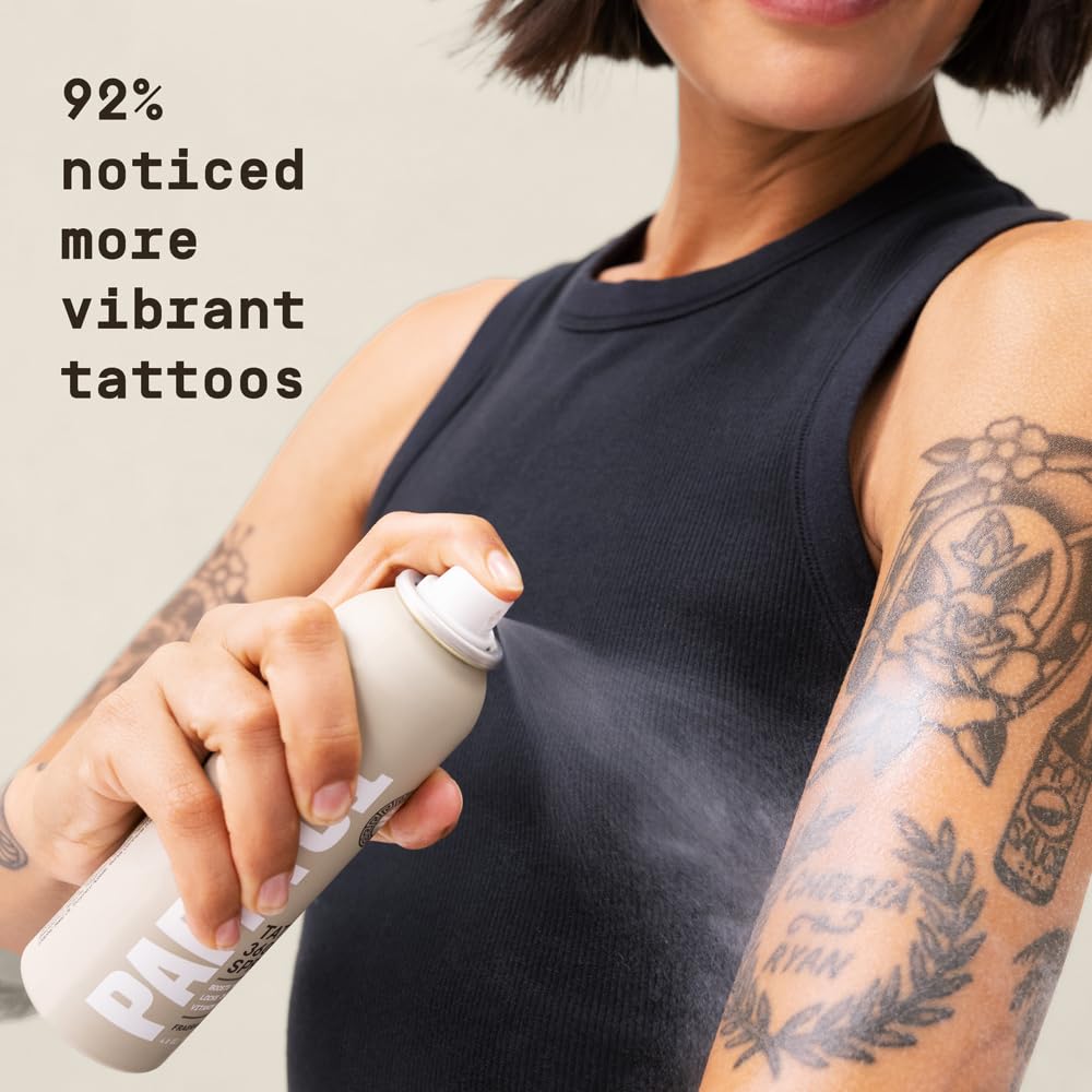 PAPATUI Tattoo Enhancing Spray - Revitalize & Protect Tattoos | Non-Greasy, Fast-Absorbing Formula | 4oz
