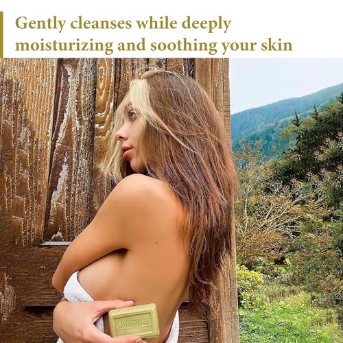 Calithea Olive Oil Soap Bars - Classic 3-Pack, 3.53 oz Each