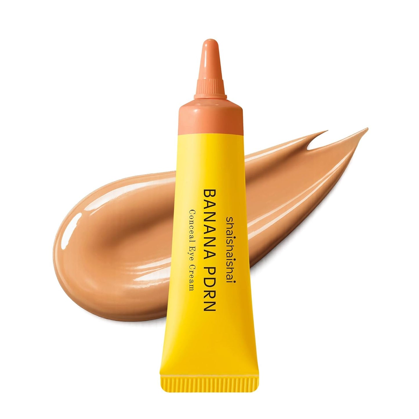 BANANA PDRN Conceal - Hydrating Under Eye Cream for Dark Circles | Advanced PDRN & Ectoin Formula, 0.52 oz (Caramel)