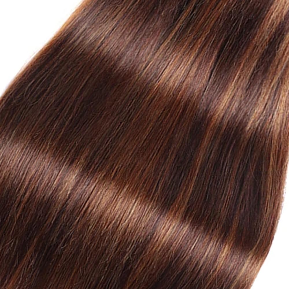 P430 Human Hair Bundles 28 30 32 Inch Light Brown Straight Bundle 300g Brazilian Virgin Hair 3 Bundles Color 4 and 30 Bundle Hair Extensions