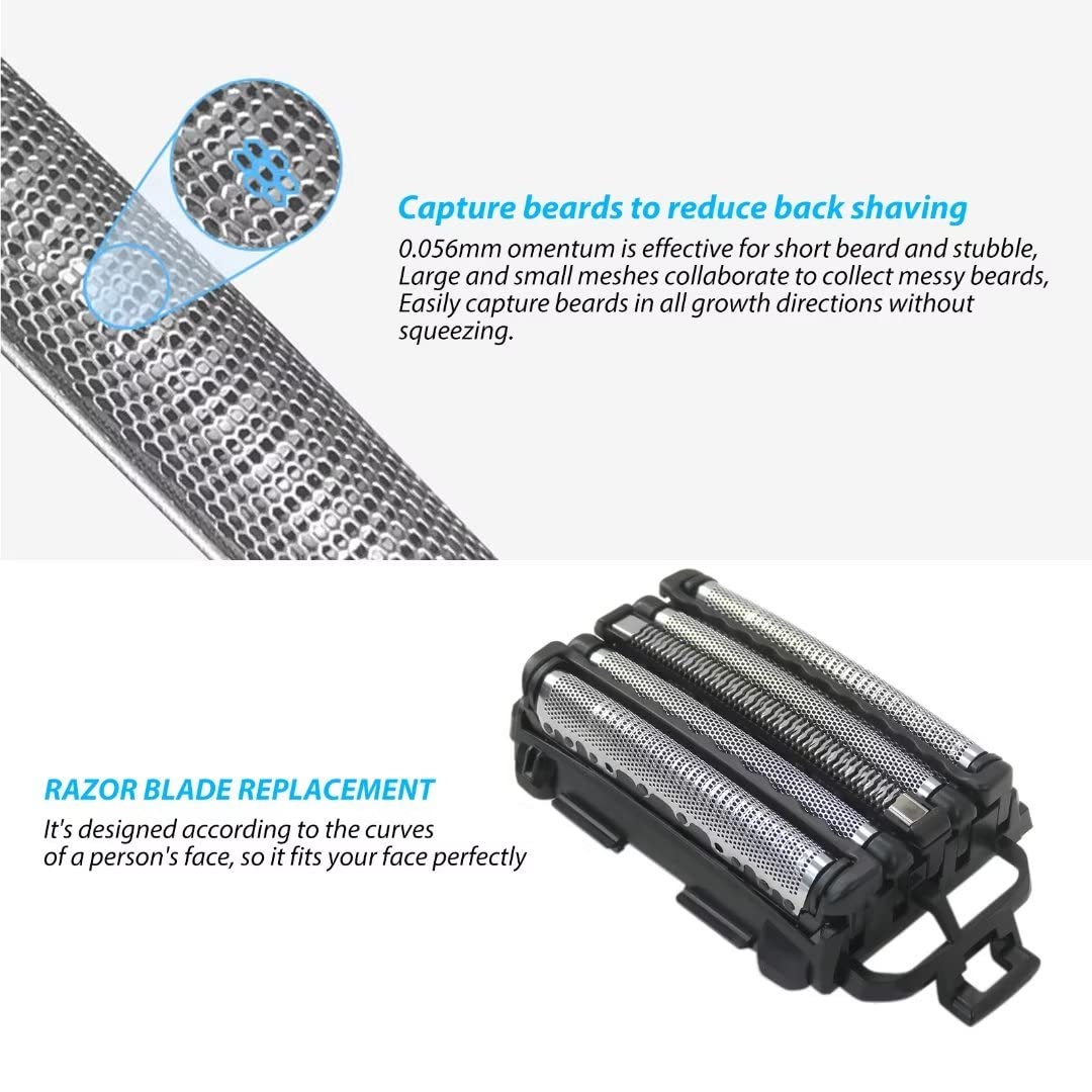 Electric Shaver Replacement Blades and Foils Set for P-anasonic ES-LV95-S ES-LV65-S WES9032P Men