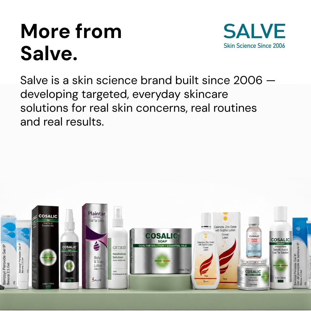 SALVE Benxop 5% Benzoyl Peroxide Gel (20 g / 0.70 oz) - Topical Skincare Gel for Oil-Prone and Congested Skin