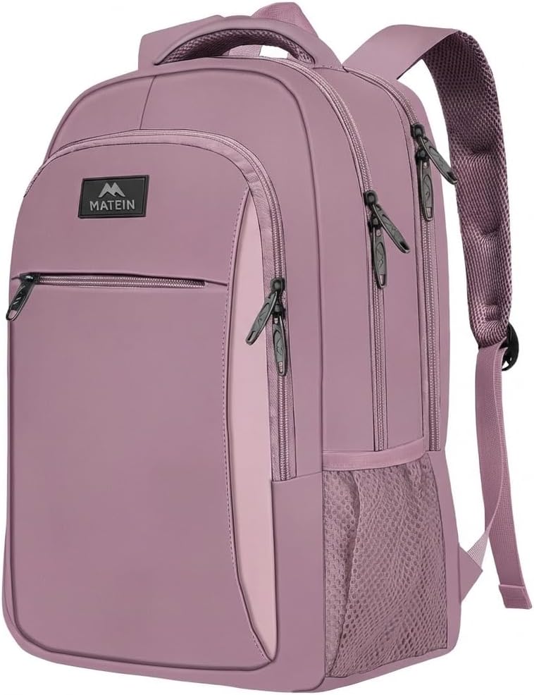 MATEIN Travel Laptop Backpack - Anti-Theft Water-Resistant Bag for 15.6" Laptops | Grey