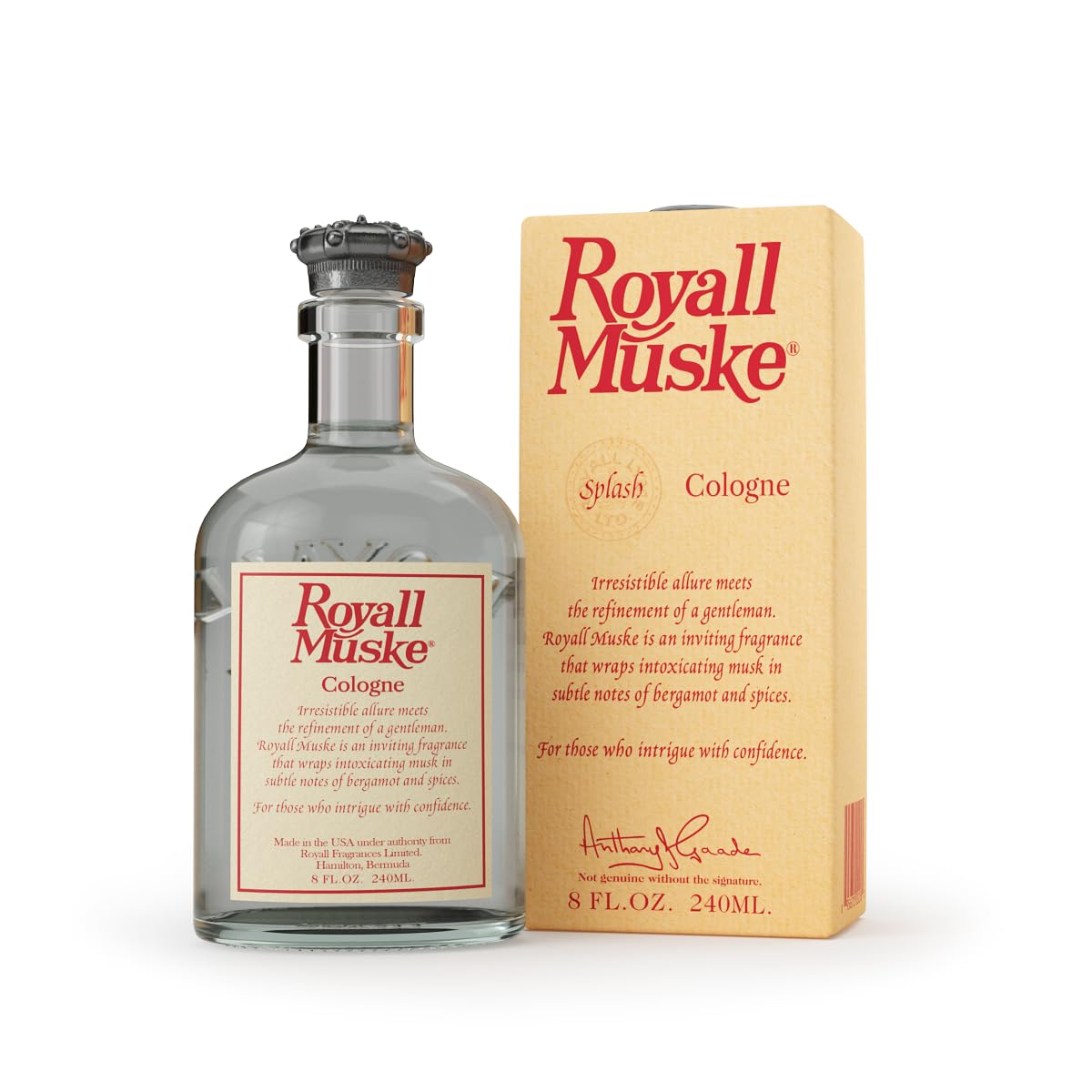 ROYALL MUSKE by Royall Fragrances All Purpose Lotion/Cologne 8 oz for Men
