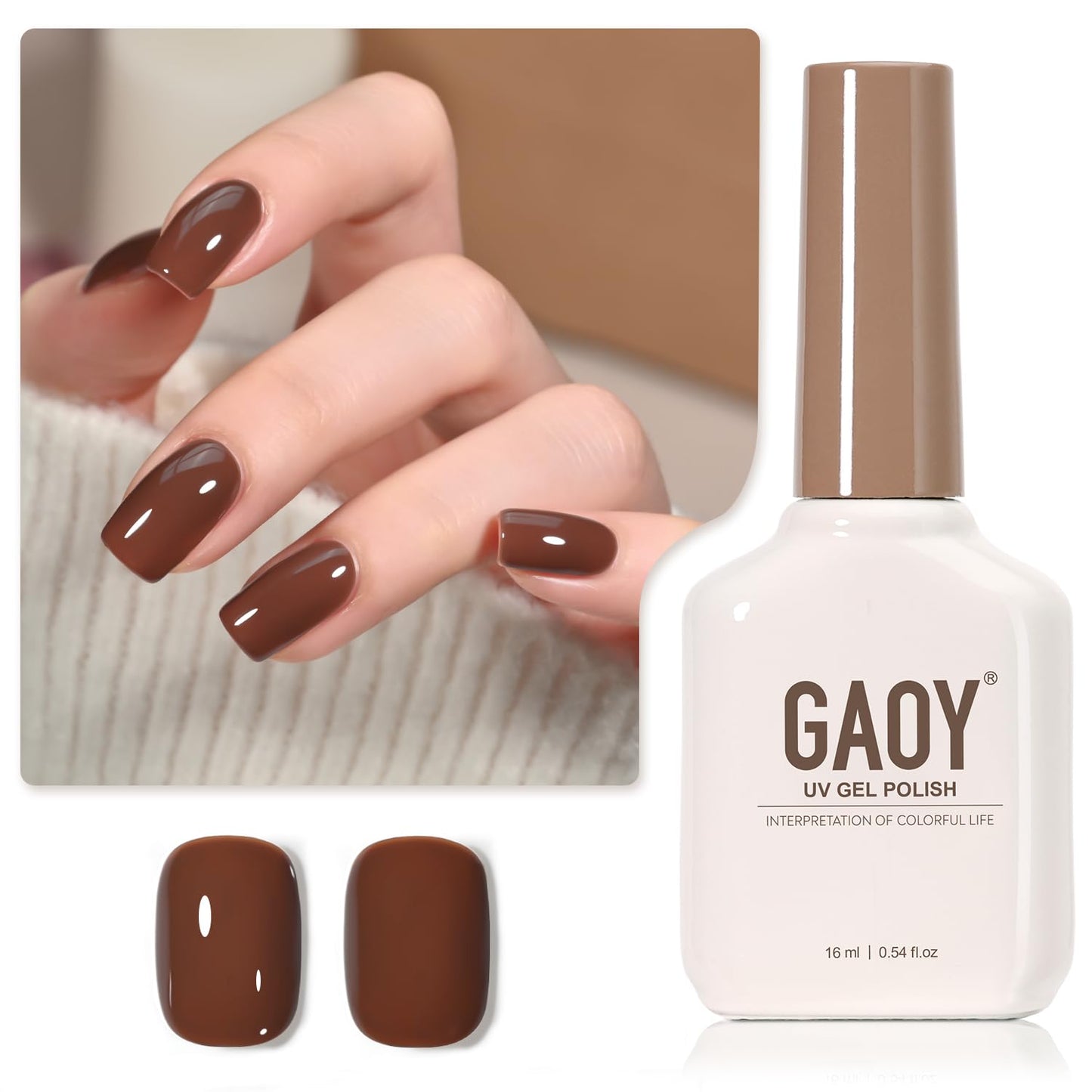 Sheer Light Pink Gel Nail Polish - 16ml UV Cure Jelly Milky White Peach for DIY Manicure & Pedicure