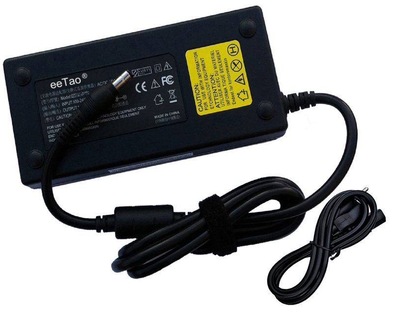eeTao 54.6V AC/DC Adapter Charger Compatible with Jetson Haze JHAZE-BLK JHAZE-BLK-OB JHAZE-CAN-BLK JHAZEBLK 48V 7.5Ah Li-ion Battery Model PJHAZE-CH 54.6VDC 2A Power Supply Cable Cord
