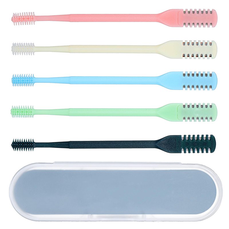 Classicseali 5PCS Womens Nose Trimmer,2-in-1 Nose Hair Trimmer for Men with Cleaning Brush, Upgraded Version 360° Rotating Nasal Hairs Trimmers for Women, Double-Sided Unisex, 5 Colors