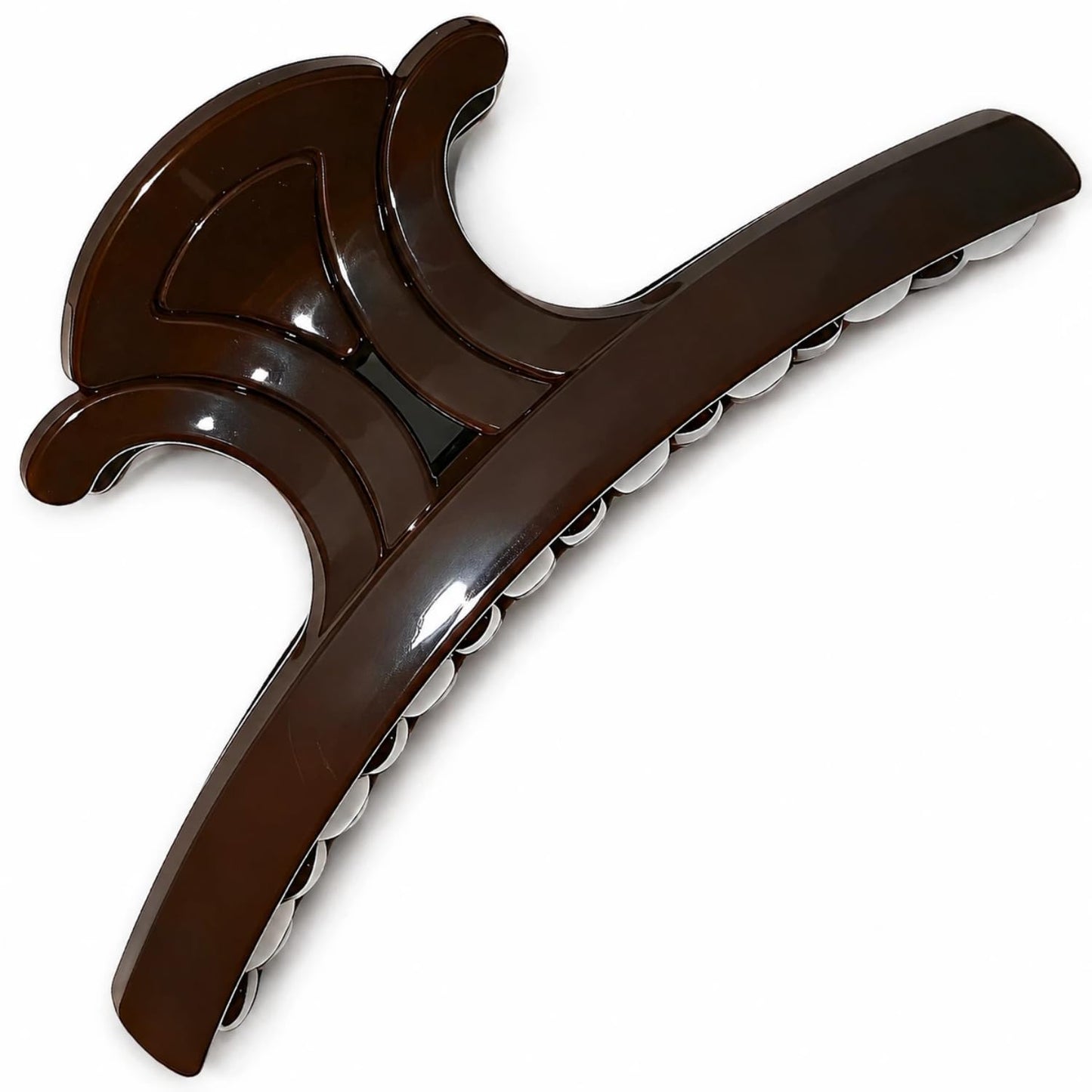 Curved Butterfly Hair Claw Clip - 5 Inch Extra Large, Strong Hold for Thick & Thin Hair | Matte Tortoiseshell